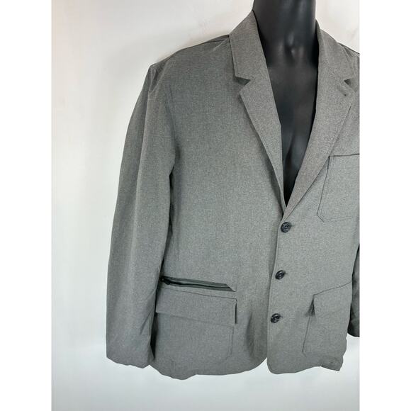 Eddie Bauer Travex Blazer Sport Coat Size 42 Light Grey Performance - Picture 9 of 10